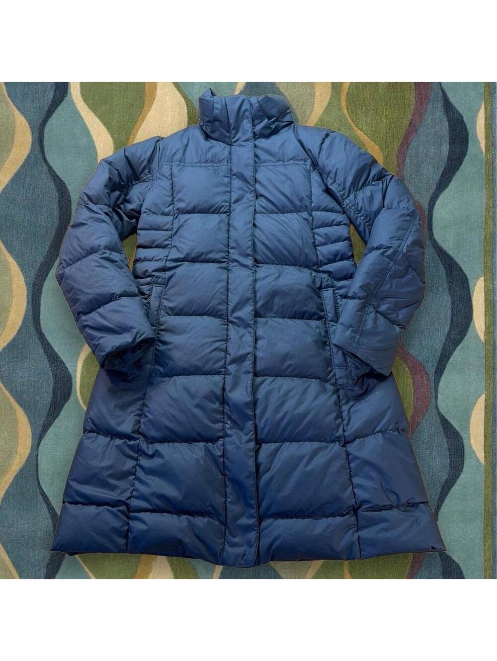 Patagonia Down With It Parka Black Womens Small Puffer Coat